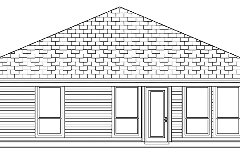 Architectural House Design - Traditional Exterior - Front Elevation Plan #84-753