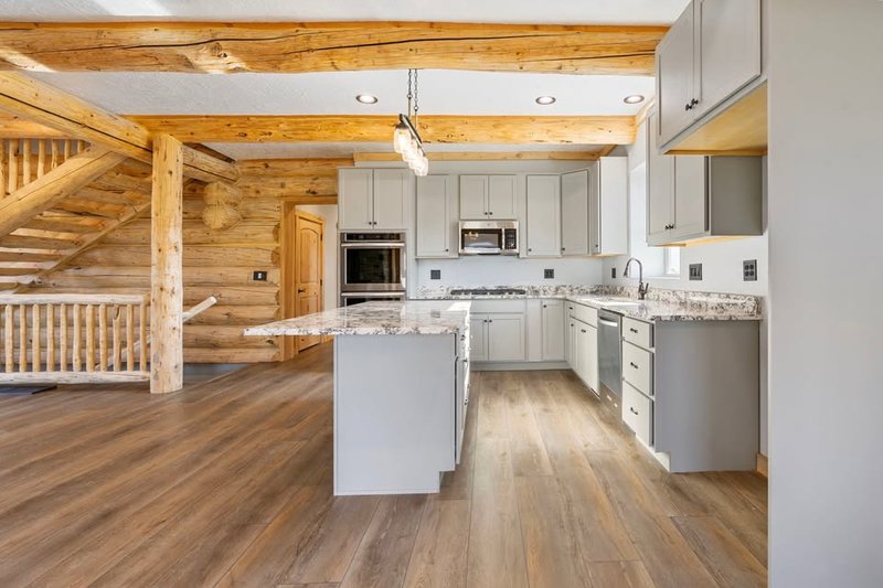 Home Plan - Interior - Kitchen 1 for Log House Plan #1060-306 - 4 bed, 4 bath