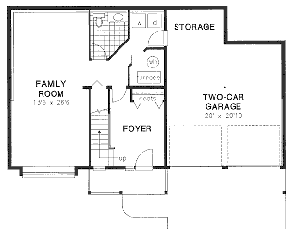 Traditional Floor Plan - Main Floor Plan #18-9051