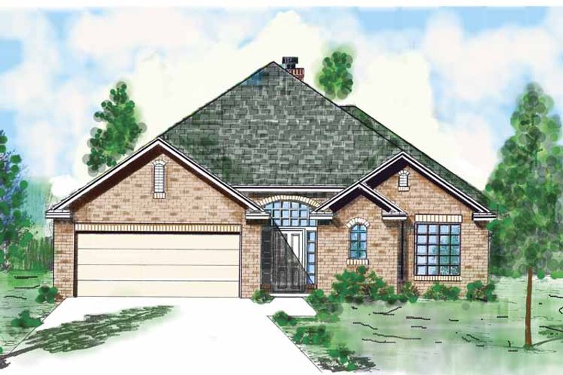 Home Plan - Exterior - Front Elevation 3 for Country House Plan #52-260 - 3 bed, 3 bath