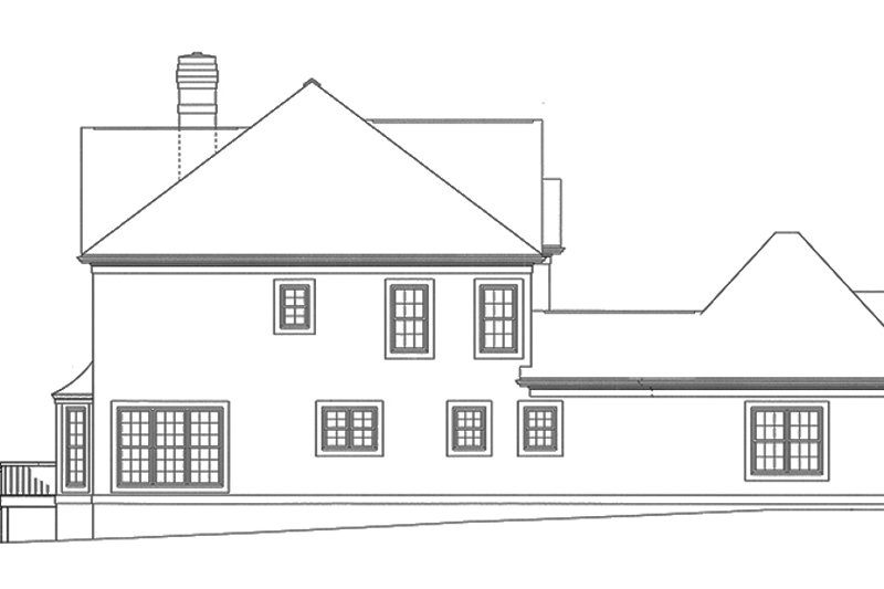 Home Plan - Exterior - Other Elevation 1 for Mediterranean House Plan #453-113 - 4 bed, 3.5 bath