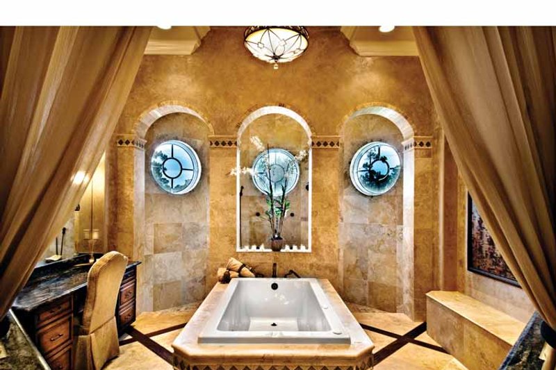 House Design - Interior - Master Bathroom for Mediterranean House Plan #930-440 - 5 bed, 5.5 bath