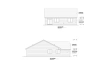 Craftsman Style House Plan - 4 Beds 2 Baths 1490 Sq/Ft Plan #53-740 