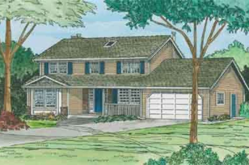 Home Plan - Traditional Exterior - Front Elevation Plan #126-119