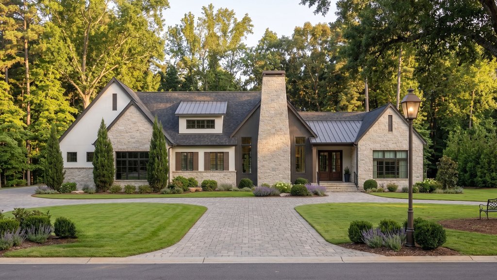 Exterior - Front Elevation 2 for Cottage House Plan #455-784 - 3 bed, 2.5 bath