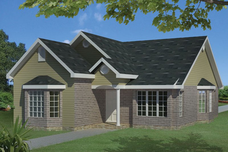 Home Plan - Ranch Exterior - Front Elevation Plan #1061-23