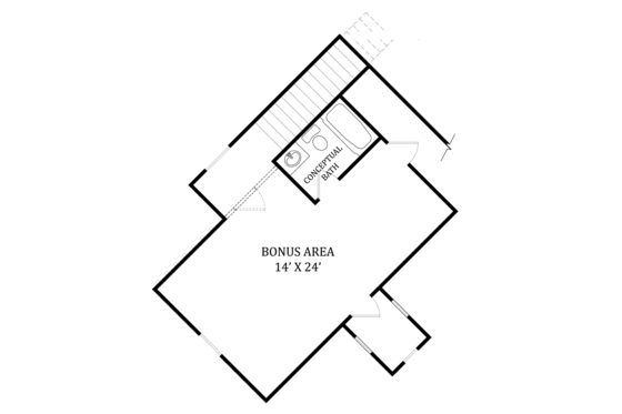 Floor Plan - Other Floor for Craftsman House Plan #119-422 - 3 bed, 2.5 bath