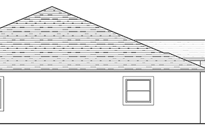 House Design - Exterior - Other Elevation 1 for Adobe / Southwestern House Plan #1058-134 - 3 bed, 3 bath