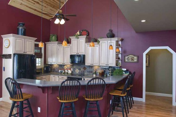 Interior - Kitchen 1 for Country House Plan #17-3266 - 5 bed, 3 bath