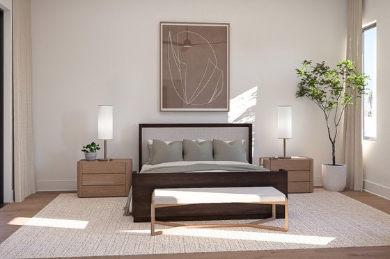 Interior - Master Bedroom for Modern House Plan #455-731 - 3 bed, 2.5 bath