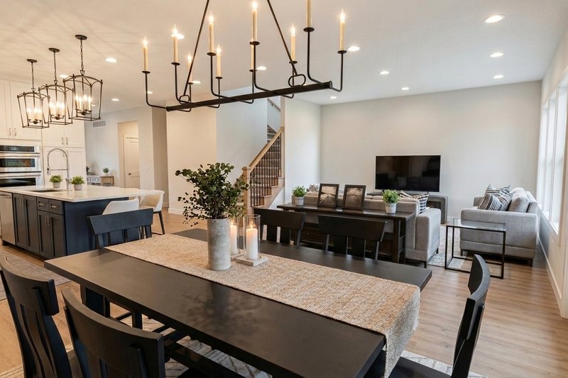 House Blueprint - Interior - Dining Room for Craftsman House Plan #51-1541 - 3 bed, 2.5 bath