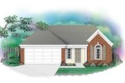Traditional Style House Plan - 3 Beds 2 Baths 1253 Sq/Ft Plan #81-685 