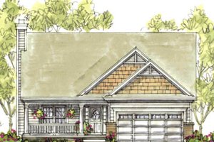 Farmhouse Exterior - Front Elevation Plan #20-1224