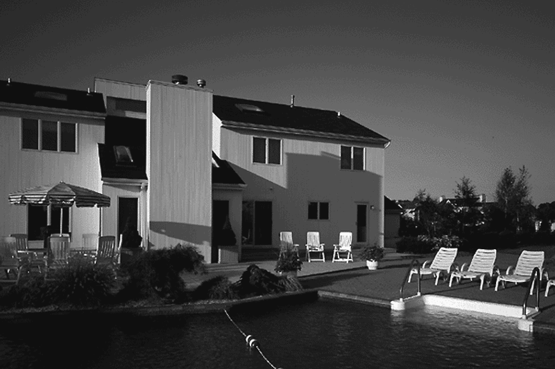 Architectural House Design - Exterior - Rear Elevation for Contemporary House Plan #314-228 - 4 bed, 2.5 bath
