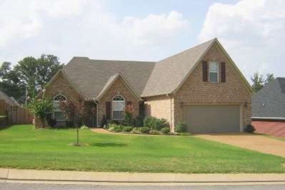 Exterior - Front Elevation for European House Plan #81-1437 - 3 bed, 2 bath