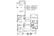 European Style House Plan - 5 Beds 4.5 Baths 3820 Sq/Ft Plan #424-14 