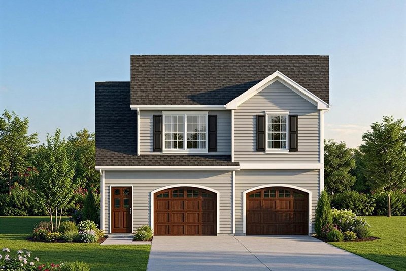 Dream House Plan - Traditional Exterior - Front Elevation Plan #22-456