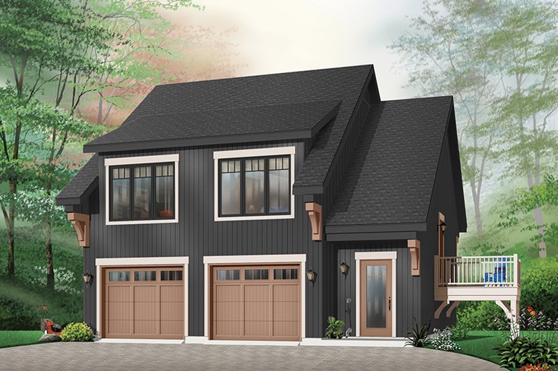 Traditional Style House Plan - 2 Beds 1.5 Baths 1068 Sq/Ft Plan #23-444 ...