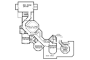 European Style House Plan - 4 Beds 5 Baths 4601 Sq/Ft Plan #65-470 