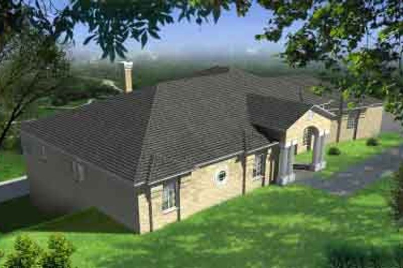 Home Plan - Traditional Exterior - Front Elevation Plan #1-769