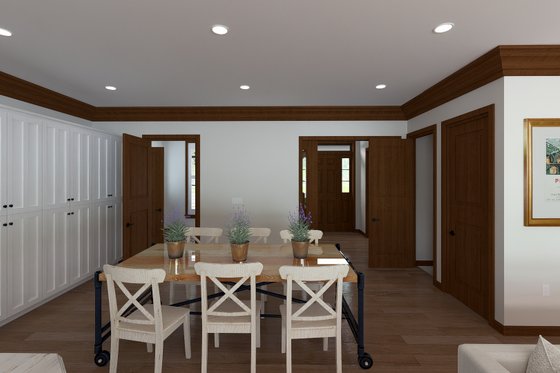 Interior - Dining Room for Mediterranean House Plan #1060-420 - 3 bed, 2.5 bath