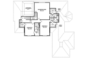 European Style House Plan - 3 Beds 4 Baths 3872 Sq/Ft Plan #81-604 