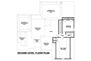 European Style House Plan - 4 Beds 3 Baths 2708 Sq/Ft Plan #81-1090 