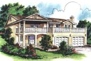 European Style House Plan - 3 Beds 1 Baths 1161 Sq/Ft Plan #18-9267 