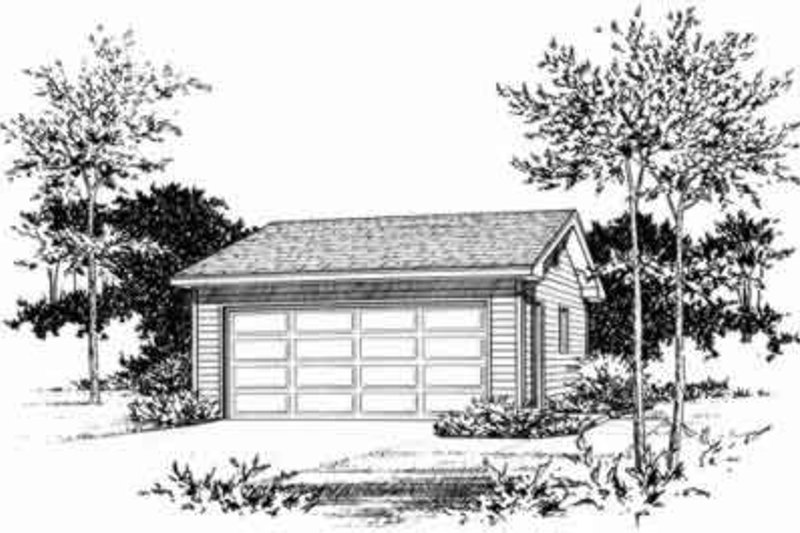 Architectural House Design - Traditional Exterior - Front Elevation Plan #22-444