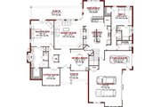 Traditional Style House Plan - 4 Beds 3.5 Baths 3649 Sq/Ft Plan #63-288 