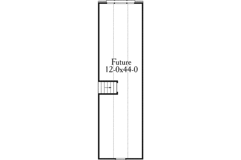 Home Plan - Floor Plan - Other Floor for Southern House Plan #406-227 - 2 bed, 2 bath