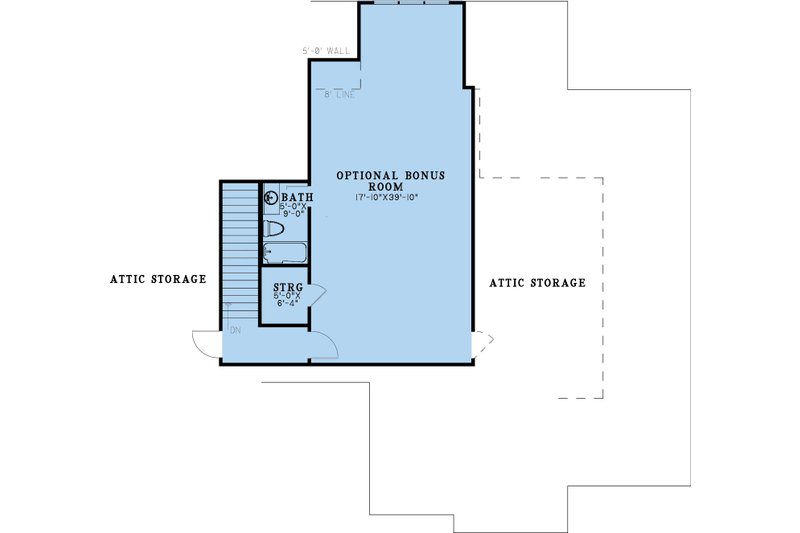 Architectural House Design - Floor Plan - Upper Floor for European House Plan #923-437 - 3 bed, 3.5 bath