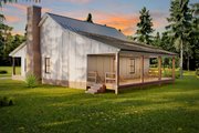 Farmhouse Style House Plan - 2 Beds 1 Baths 1224 Sq/Ft Plan #1117-15 Exterior 