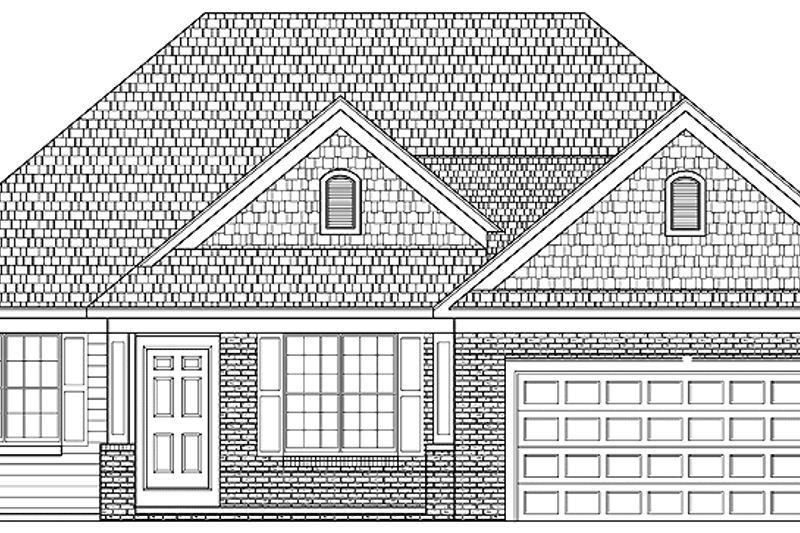 Home Plan - Traditional Exterior - Front Elevation Plan #328-345