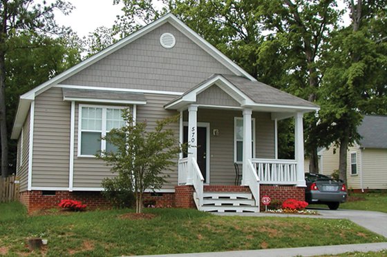 Exterior - Front Elevation 4 for Craftsman House Plan #936-16 - 3 bed, 2 bath