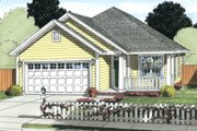 Cottage Style House Plan - 3 Beds 2 Baths 1491 Sq/Ft Plan #513-2086 