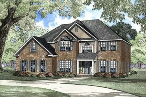 Traditional Exterior - Front Elevation Plan #17-2072