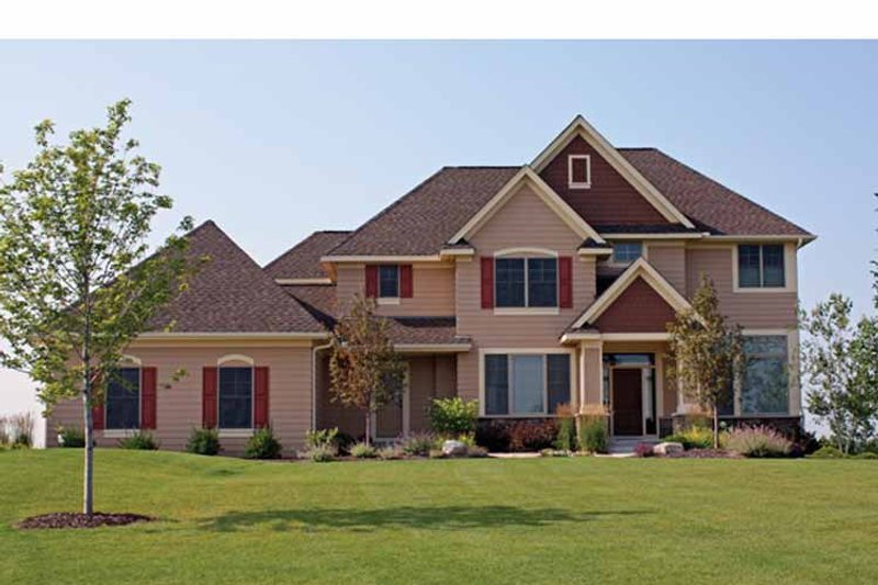 Architectural House Design - Traditional Exterior - Front Elevation Plan #51-1064