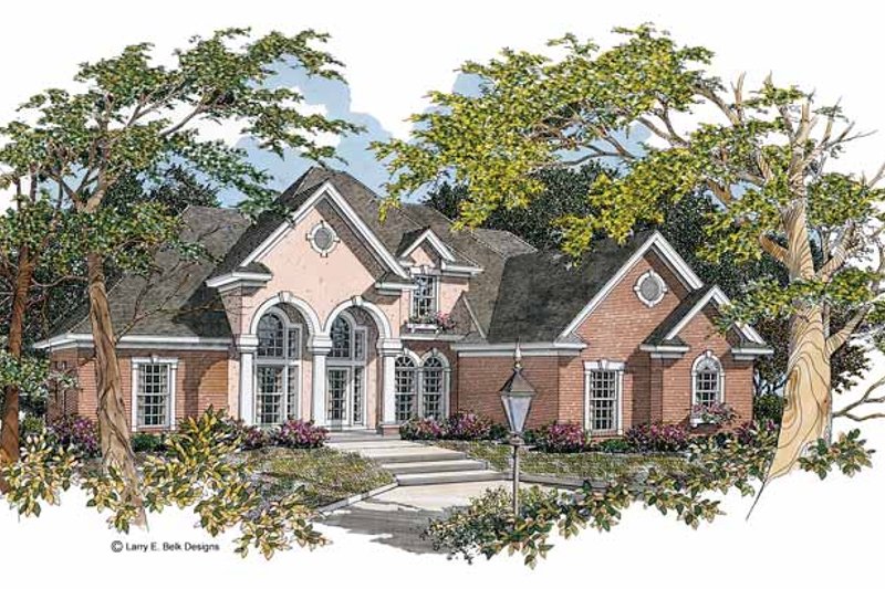 Home Plan - Mediterranean Exterior - Front Elevation Plan #952-44