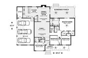 Craftsman Style House Plan - 4 Beds 3 Baths 2099 Sq/Ft Plan #56-711 