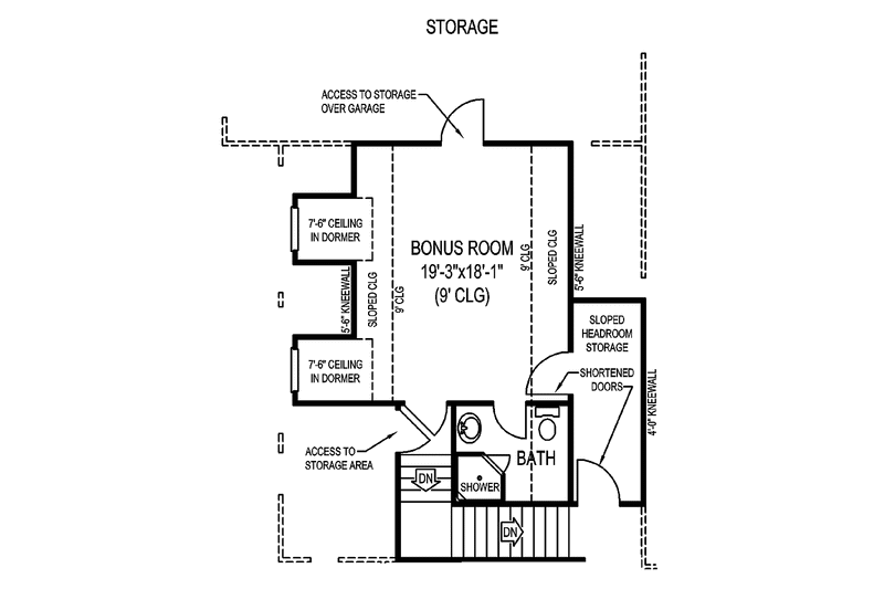 Home Plan - Floor Plan - Upper Floor for Contemporary House Plan #11-278 - 4 bed, 4 bath