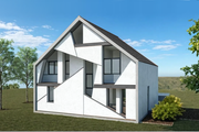 Contemporary Style House Plan - 3 Beds 3 Baths 2028 Sq/Ft Plan #542-22 