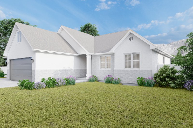 House Design - Exterior - Front Elevation 4 for Traditional House Plan #1060-226 - 3 bed, 2 bath