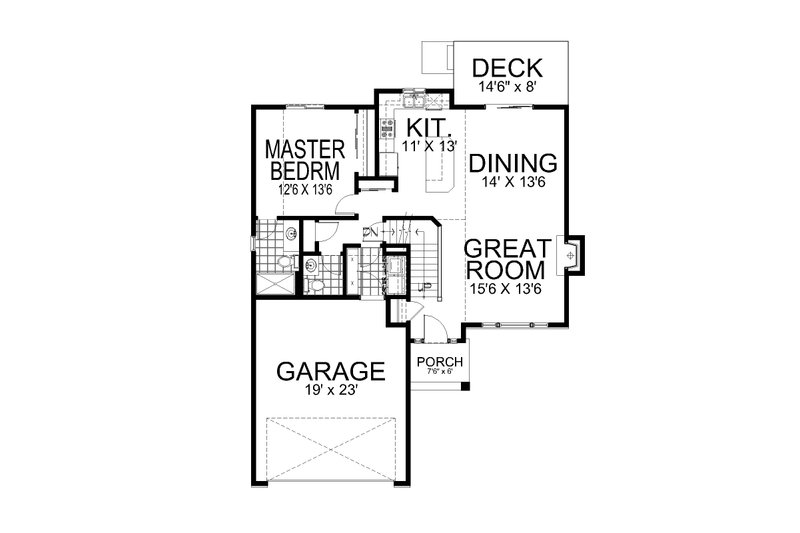 Dream House Plan - Floor Plan - Main Floor for European House Plan #112-316 - 4 bed, 3.5 bath
