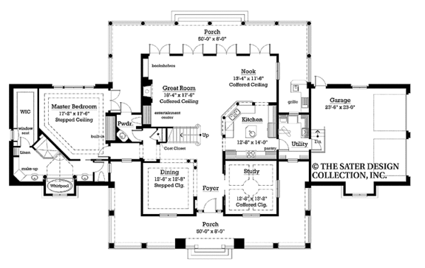 House Plan Design - Victorian Floor Plan - Main Floor Plan #930-206