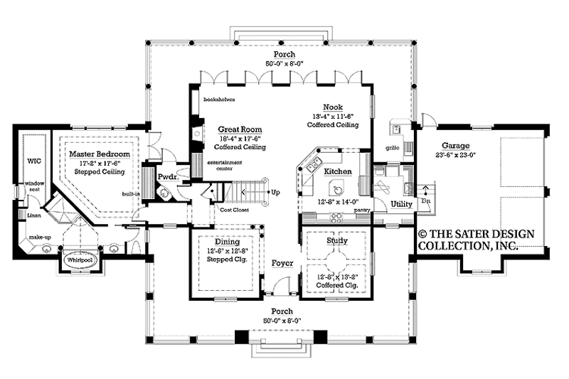Home Plan - Floor Plan - Main Floor for Victorian House Plan #930-206 - 3 bed, 2.5 bath