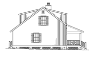 Colonial Style House Plan - 3 Beds 2 Baths 1451 Sq/Ft Plan #17-2761 