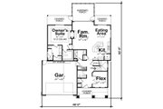 Craftsman Style House Plan - 3 Beds 2.5 Baths 1995 Sq/Ft Plan #20-2420 