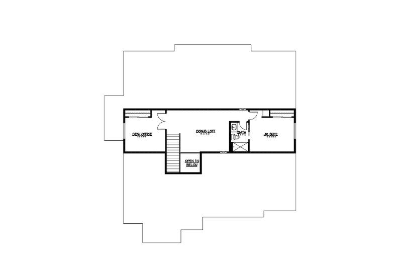 House Plan Design - Floor Plan - Upper Floor for Farmhouse House Plan #569-51 - 4 bed, 3.5 bath