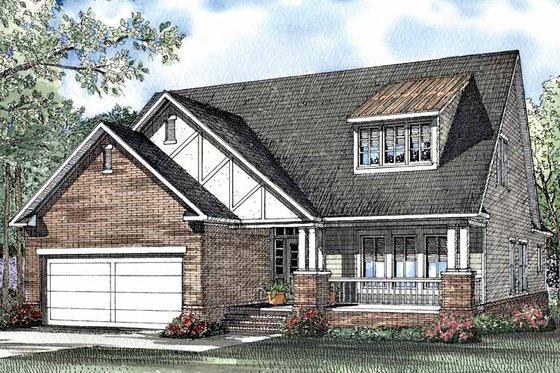 Exterior - Front Elevation 3 for Craftsman House Plan #17-3096 - 3 bed, 3 bath